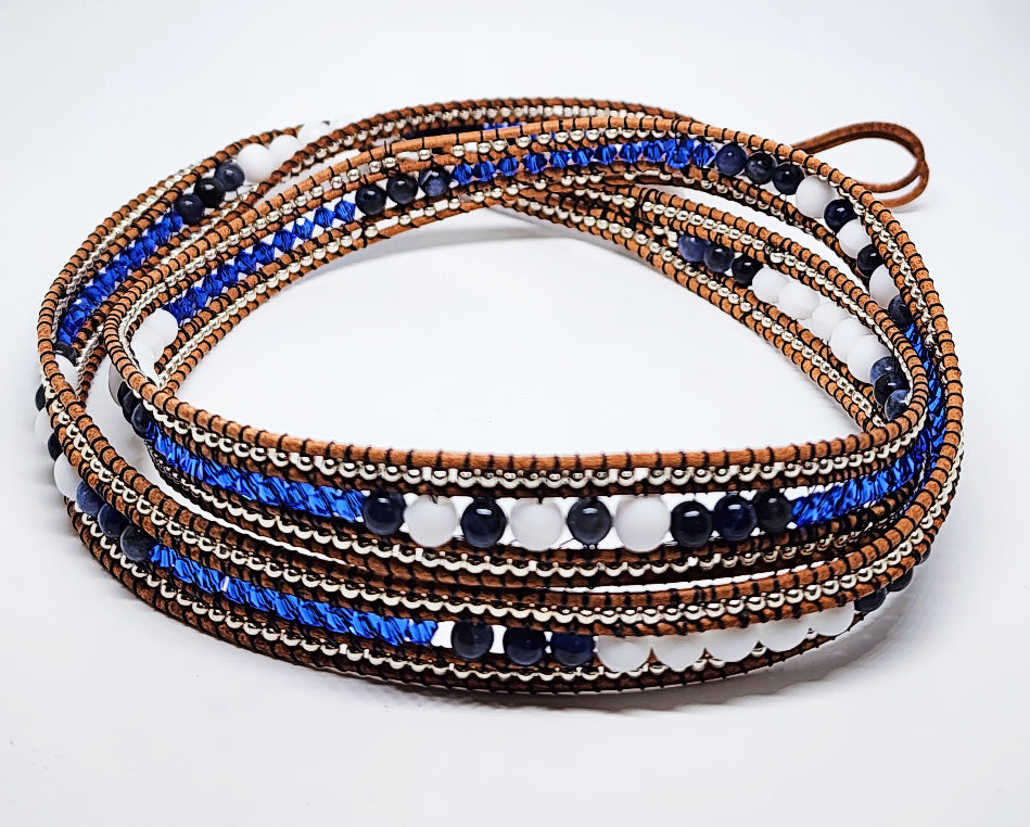 Destination Leather Wrap Bracelet
