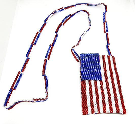 1776 Flag Amulet Bag