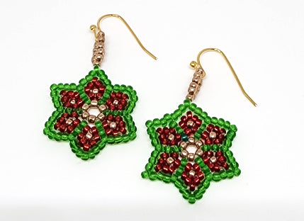 Flower Star Earrings