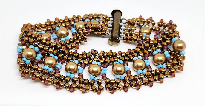 Interlock Herringbone Bracelet