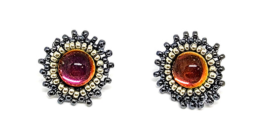 Vapor Basic Bead Embroidery Earrings