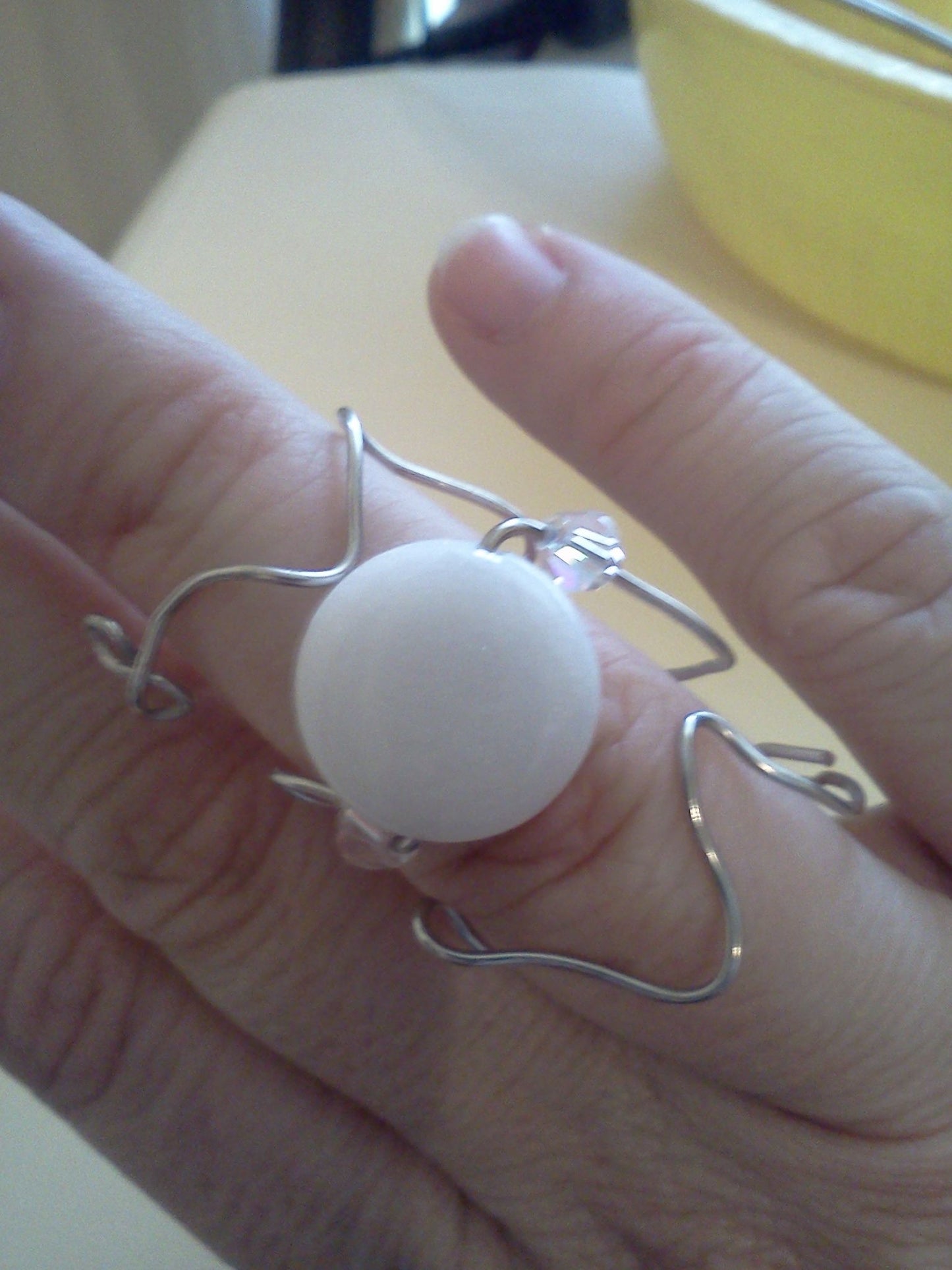 Pure White Ring