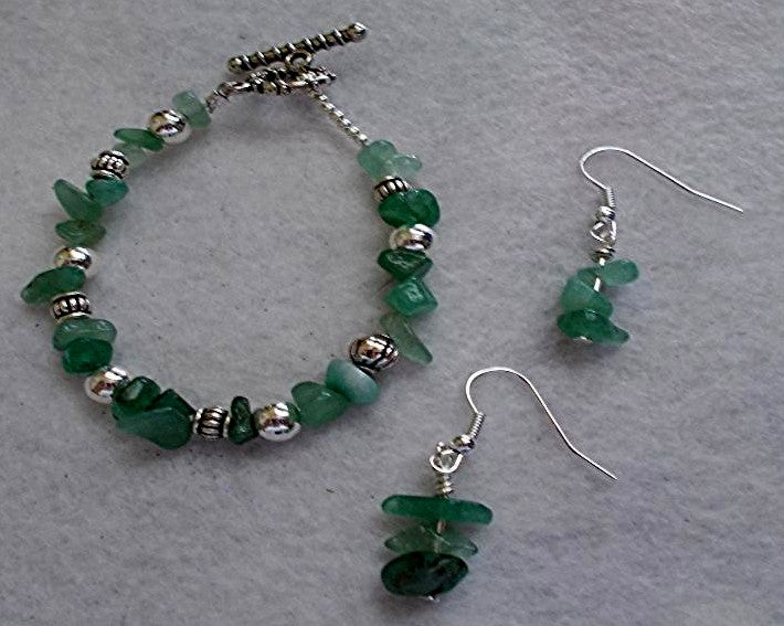 Aventurine Jewelry Set