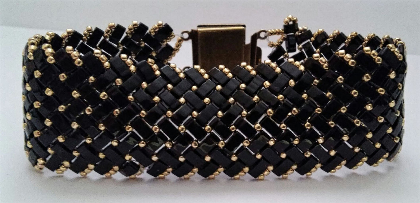 Black Gold Elegance Bracelet
