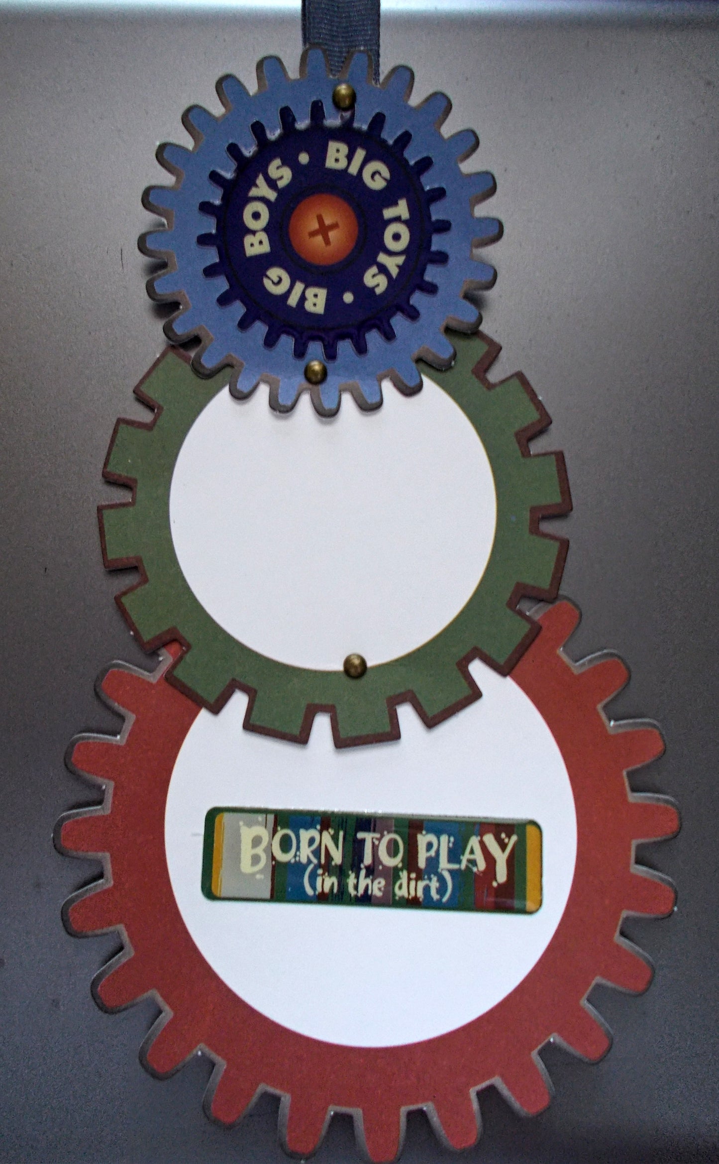 Big Boys Big Toys Hanging Card