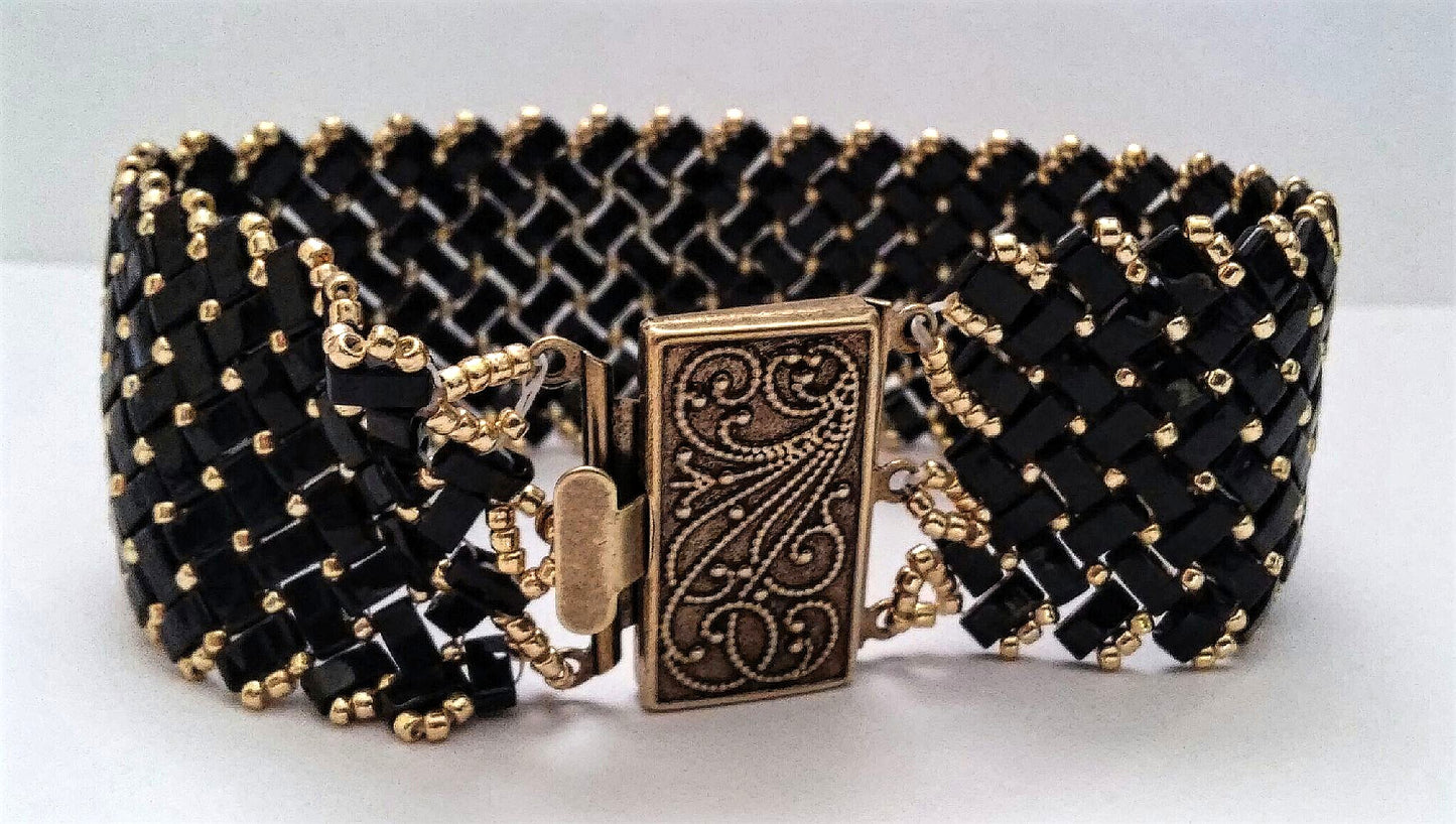 Black Gold Elegance Bracelet
