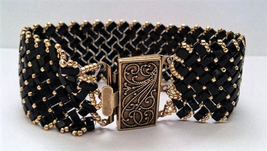 Black Gold Elegance Bracelet
