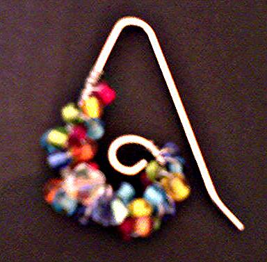 Crystal Bangle and Earrings Set