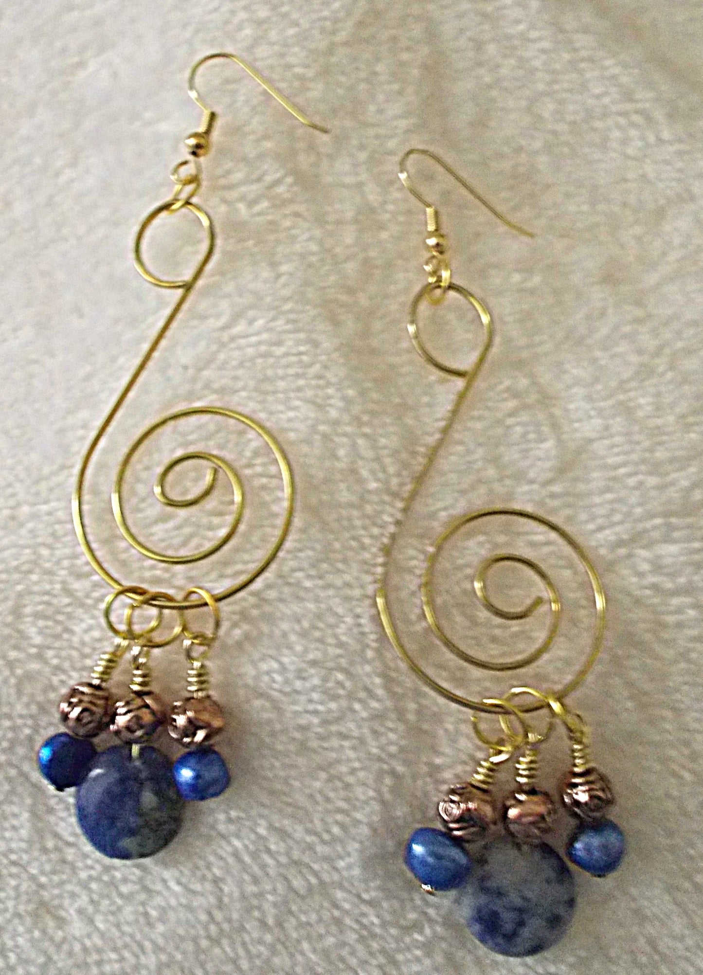 Curves Beaded Earrings
