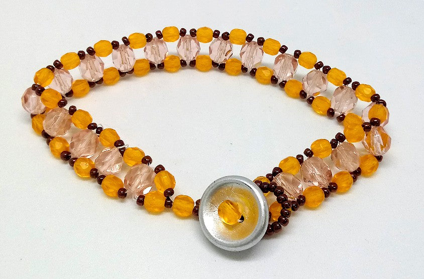 Diagonal Stitch Bracelet