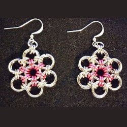 Pink Petal Earrings