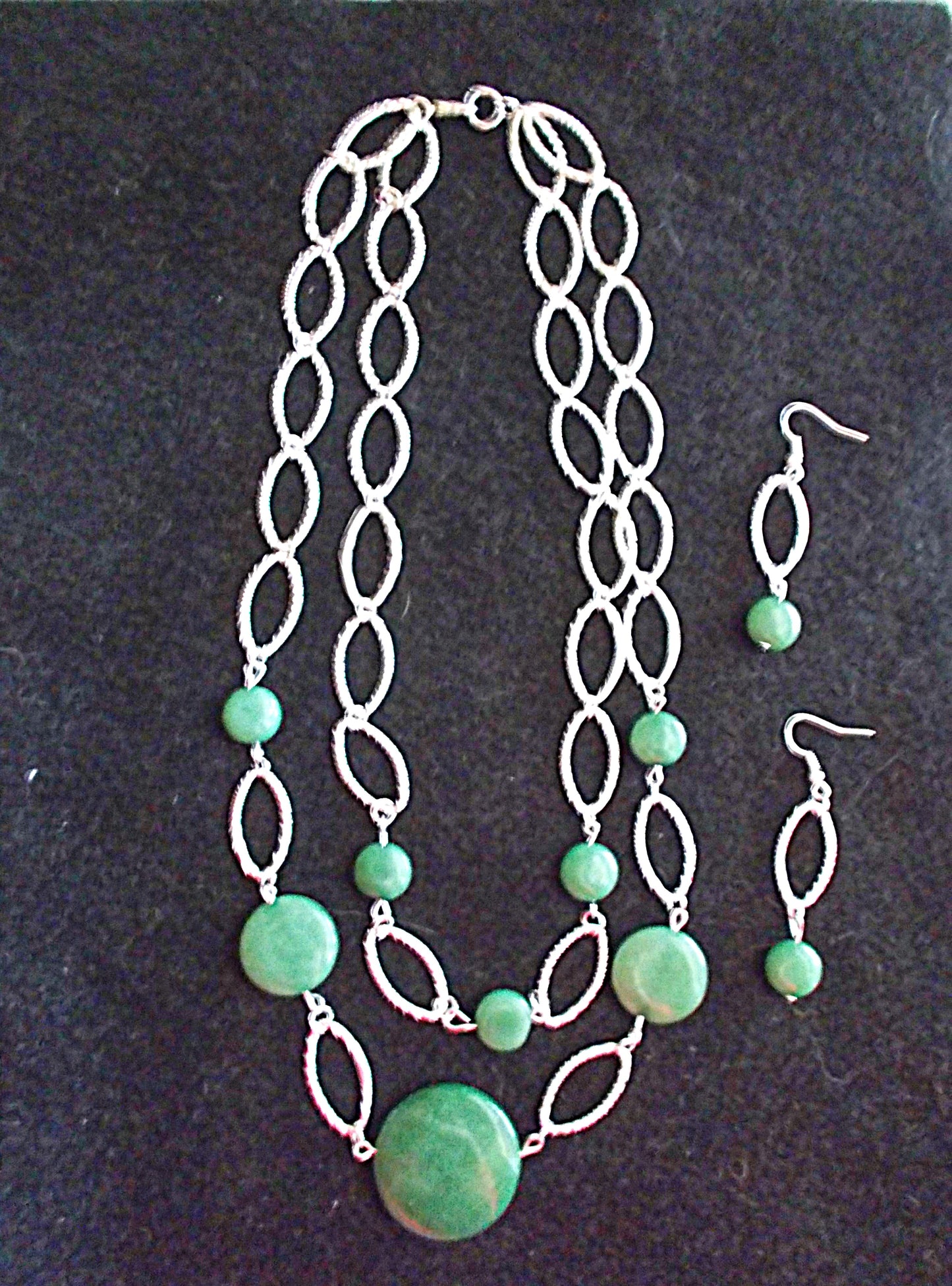 Enchanting Aventurine Jewelry Set