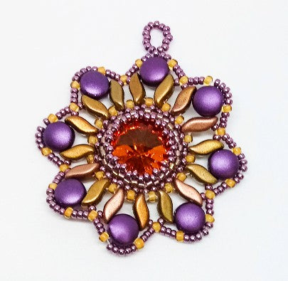 Flower Disc Pendant