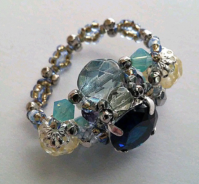 Glass Stone Ring