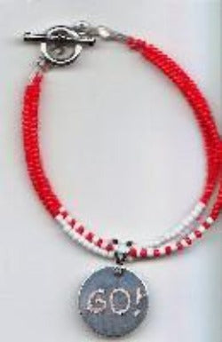 GO! Canada Silver Charm Bracelet
