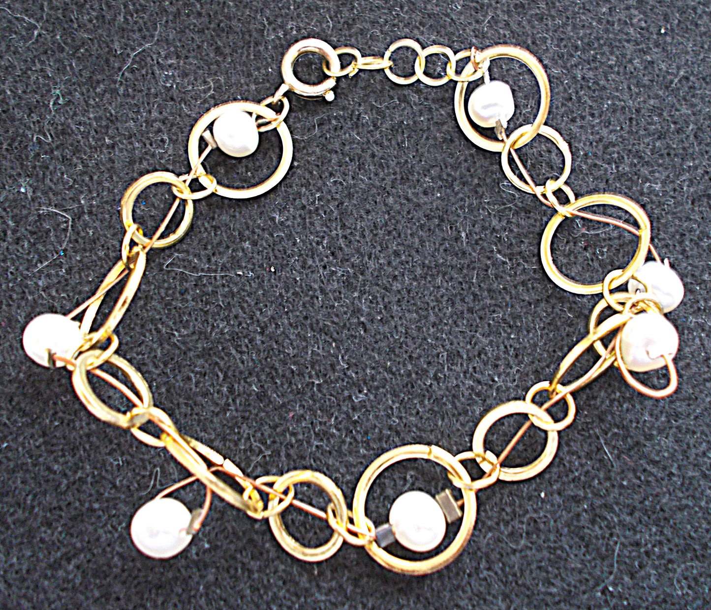 Golden Pearl Bracelet