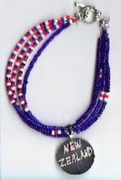 GO! New Zealand Silver Charm Bracelet
