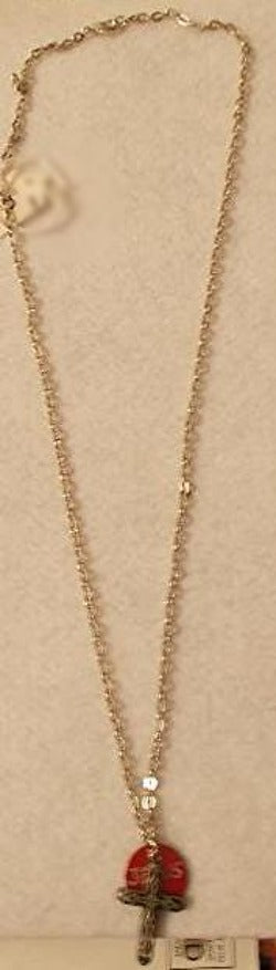 Jesus Cross Charm Necklace