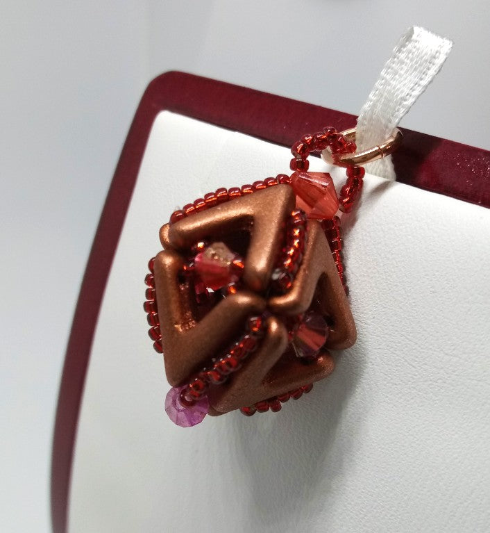Lamp Light Beaded Bead Pendant