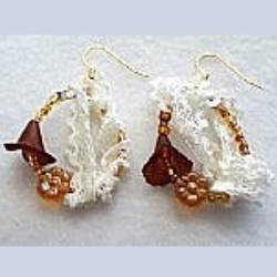 The Lillystone Collection Classic Lace and Flowers Earrings