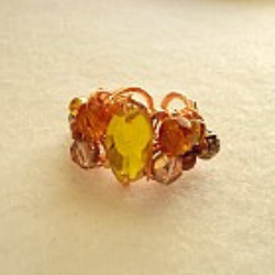 The Lillystone Collection Classic Rosettes Wire-Wrapped Ring