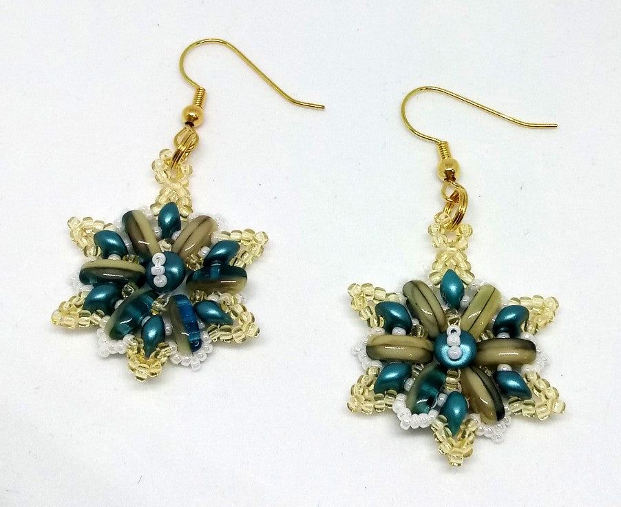 Passion Flower Earrings