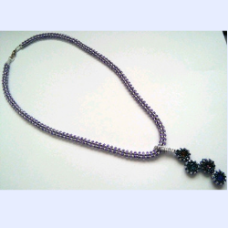 Pendant Chaton Bezels Necklace