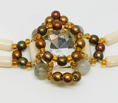 Polaris bracelet crystal center