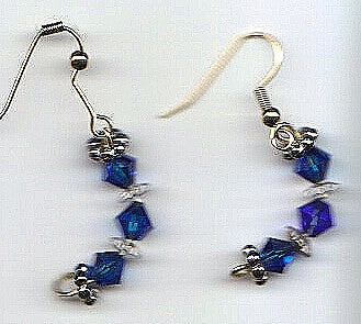 Sapphire Hoops Earrings