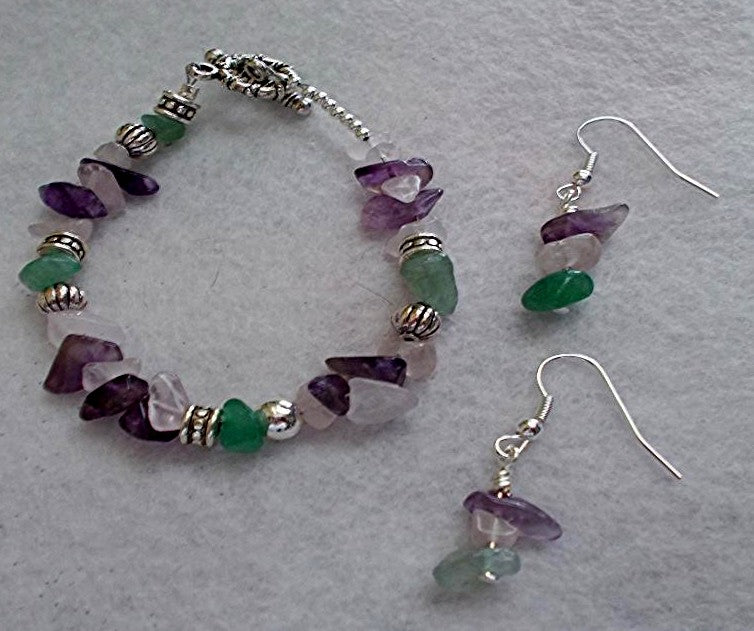 Semiprecious Jewelry Set