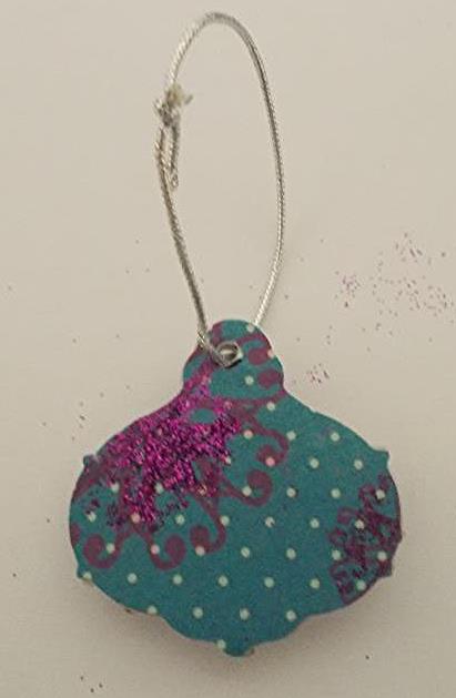 Silver and Blue Ornament