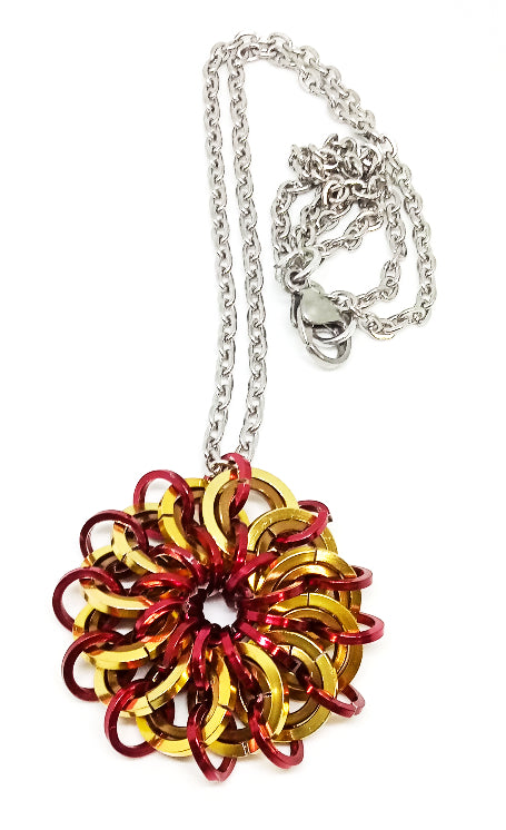 Solar Flare Pendant Necklace
