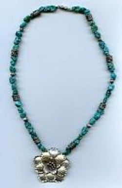 Turquoise and Thai Necklace