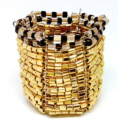 Beaded Votive Candle Holder