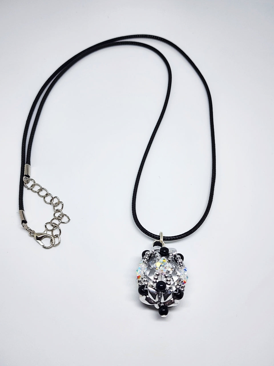 Moon Shadow Beaded Bead Necklace