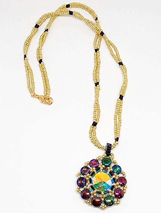 Clematis Flower Necklace