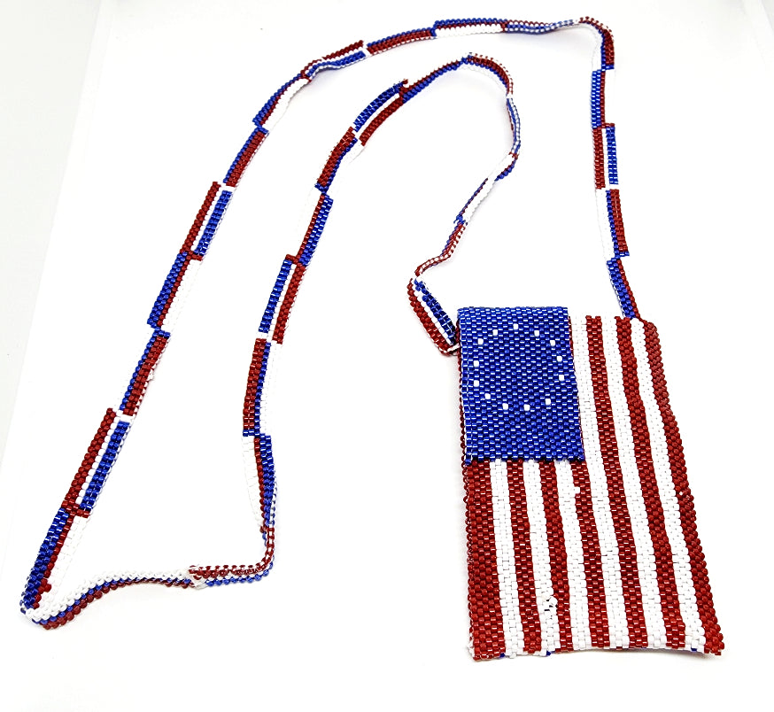 1776 Flag Amulet Bag