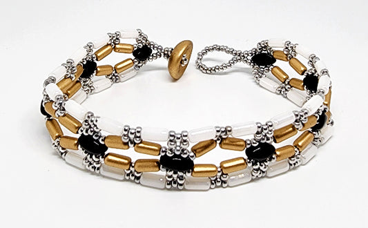 Glazed Onyx Bracelet