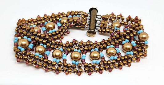 Interlock Herringbone Bracelet