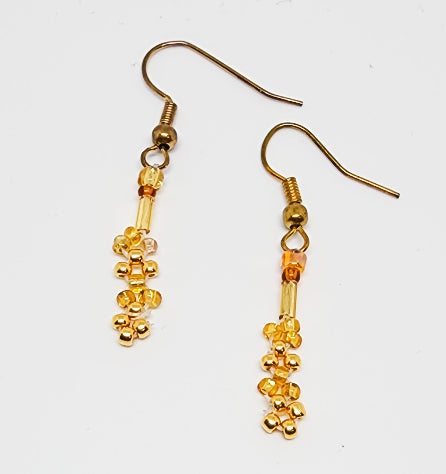 The Lillystone Collection Classic Golden Bead Earrings