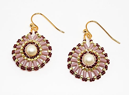 Pearl Spoke Earrings