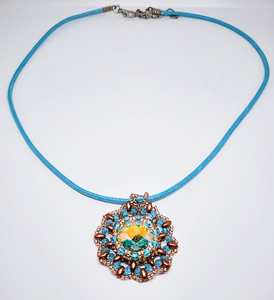 Winter Aurora Pendant Necklace