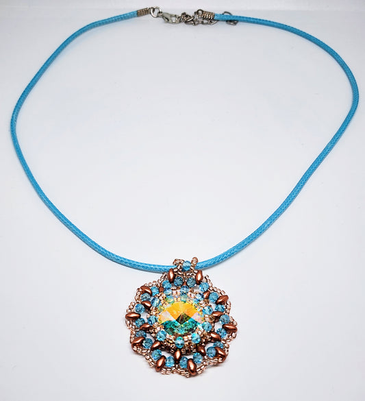 Winter Aurora Pendant Necklace