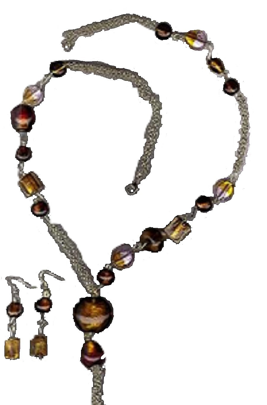 Amber Splendor Jewelry Set