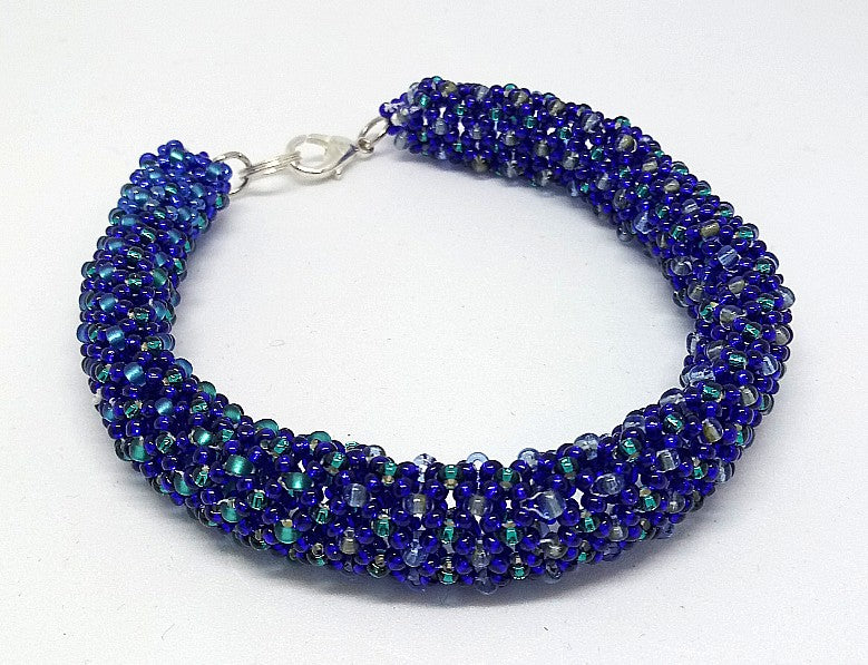 Blue Network Bracelet