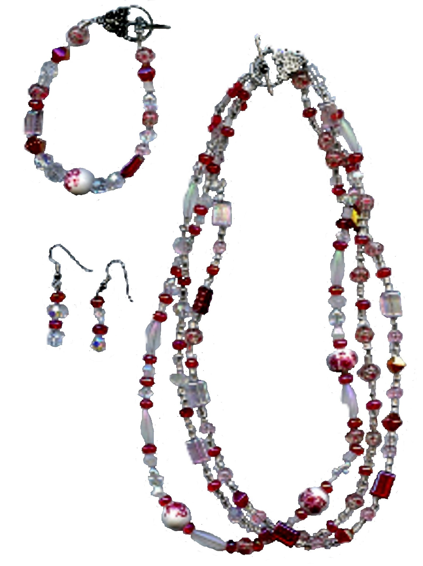 Fire and Ice Jewelry Set
