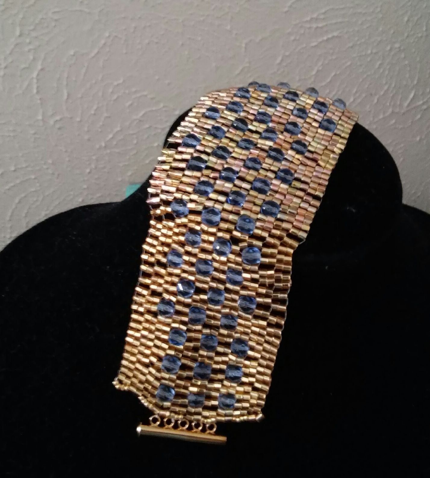 Golden Glamour Cuff Bracelet
