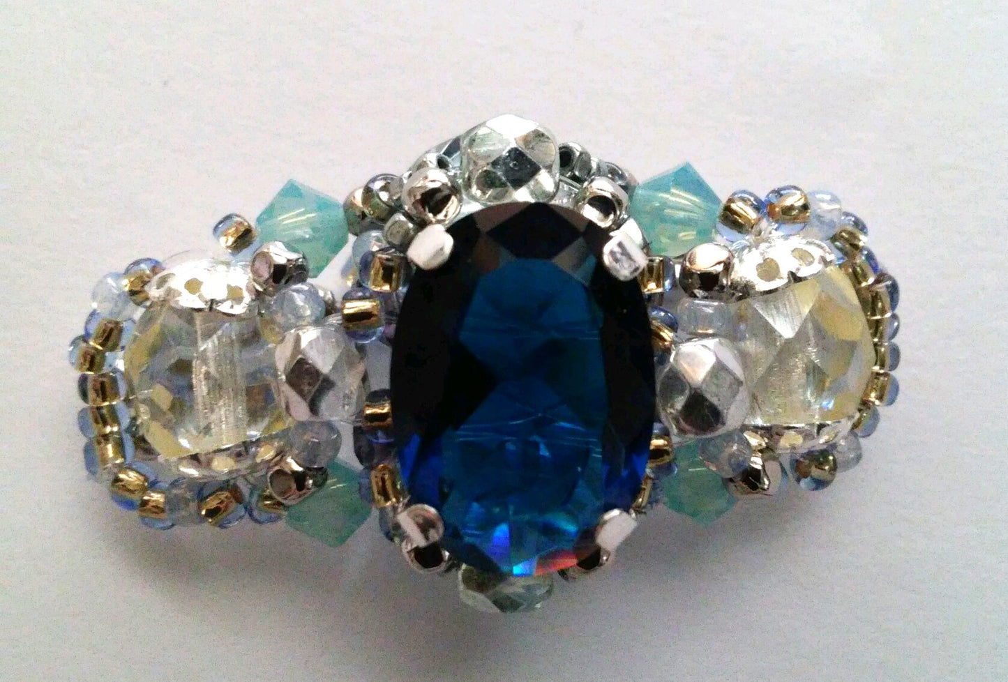 Glass Stone Ring