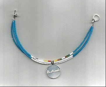 GO! Guatemala Silver Charm Bracelet