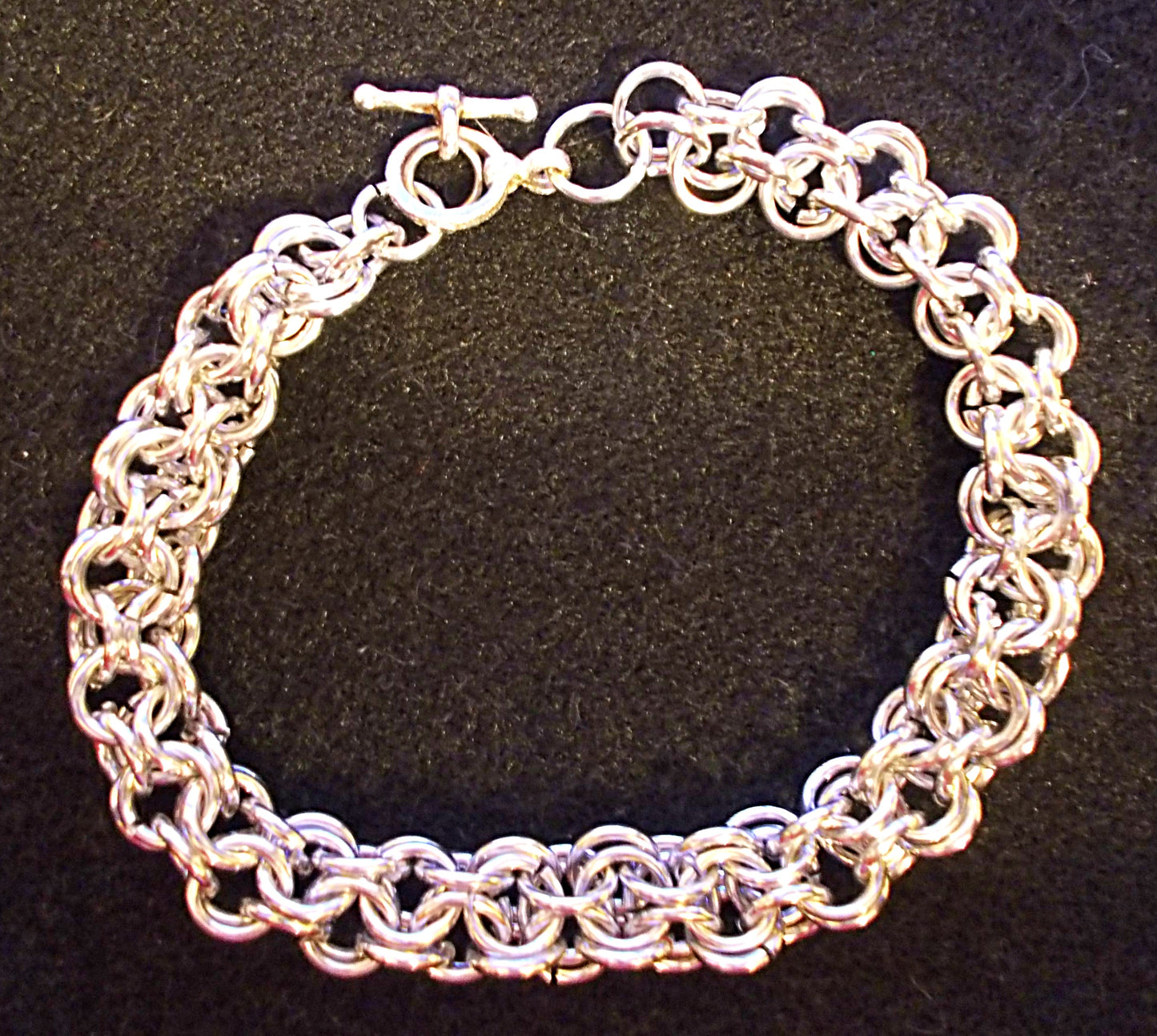 Inverted Roundmail Chain Bracelet